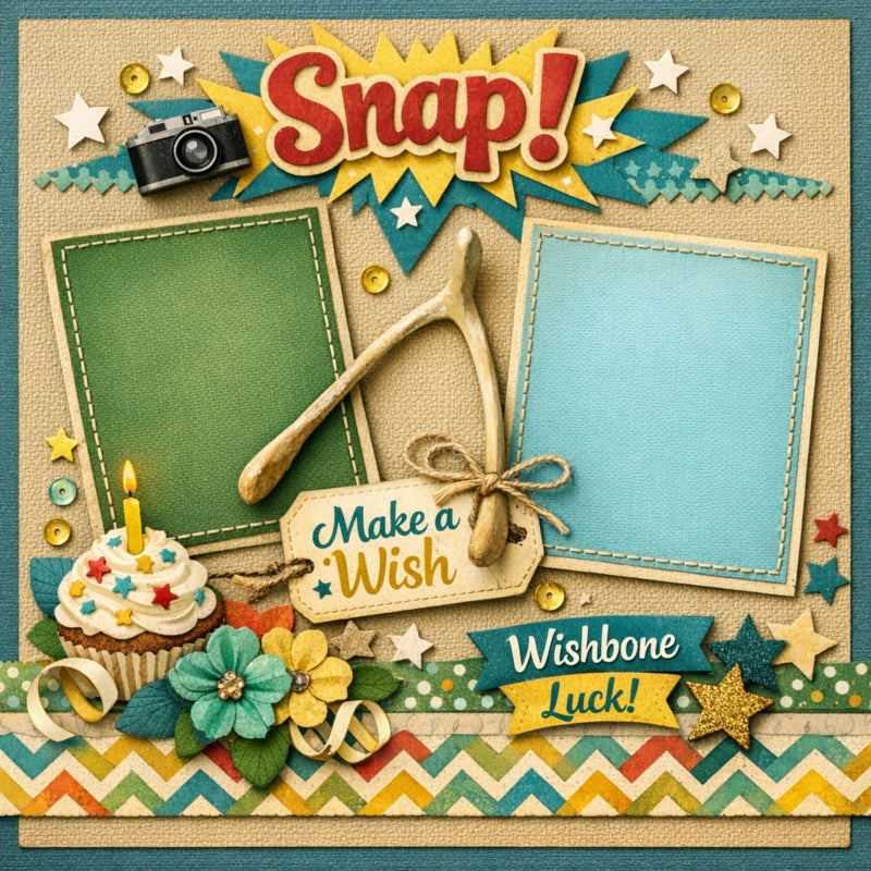 Snap!-Premade Scrapbook Page
