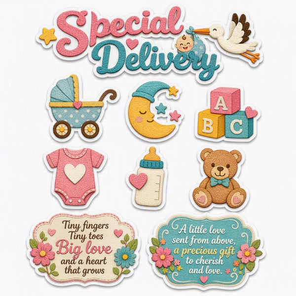 Special Delivery-Premade Cutout Set