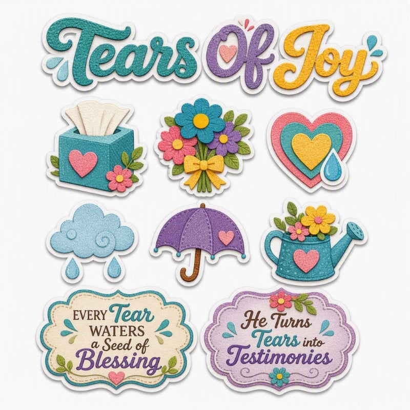Tears Of Joy-Premade Cutout Set