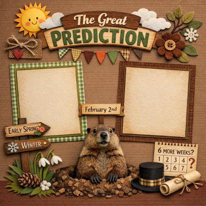 The Great Prediction-Premade Scrapbook Page