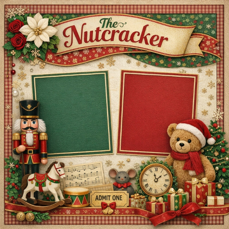 The Nutcracker-Premade Scrapbook Page