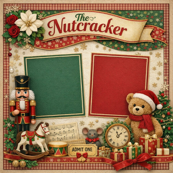 The Nutcracker-Premade Scrapbook Page