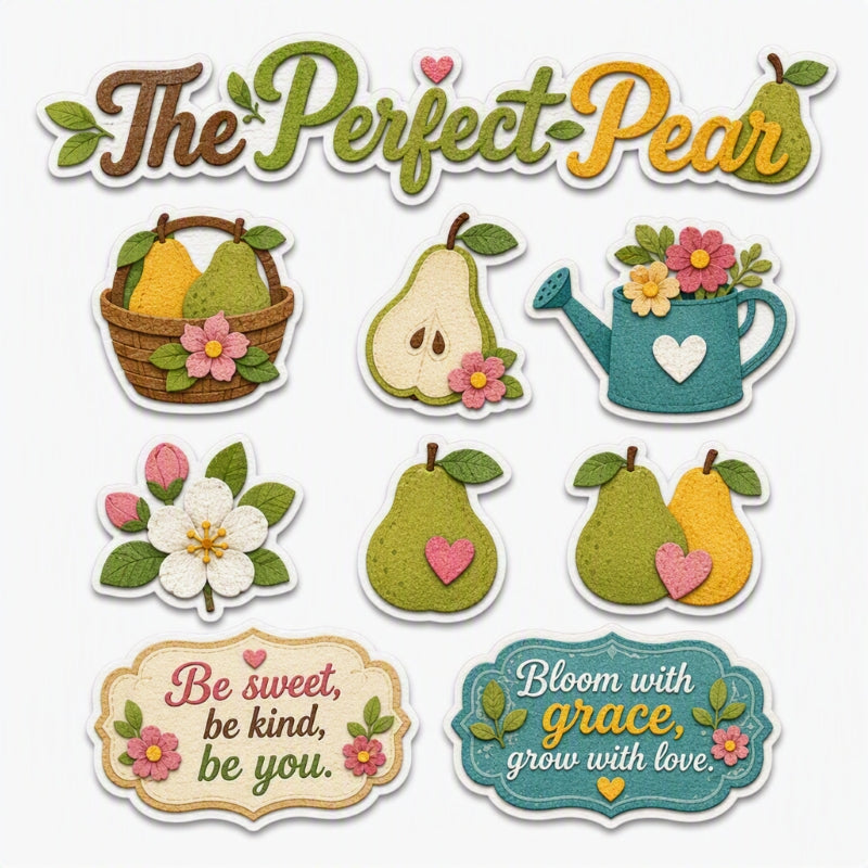 The Perfect Pear-Premade Cutout Set
