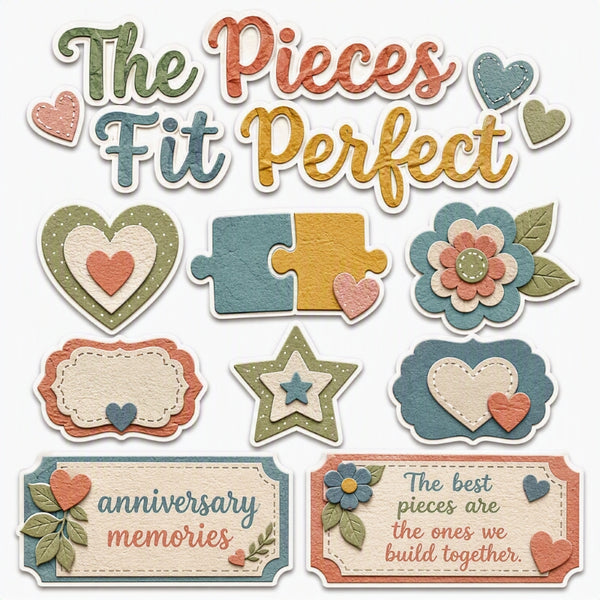 The Pieces Fit Perfect-Premade Cutout Set