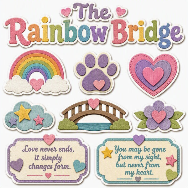 The Rainbow Bridge-Premade Cutout Set