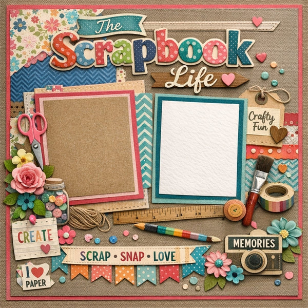 The Scrapbook Life-Premade Scrapbook Page