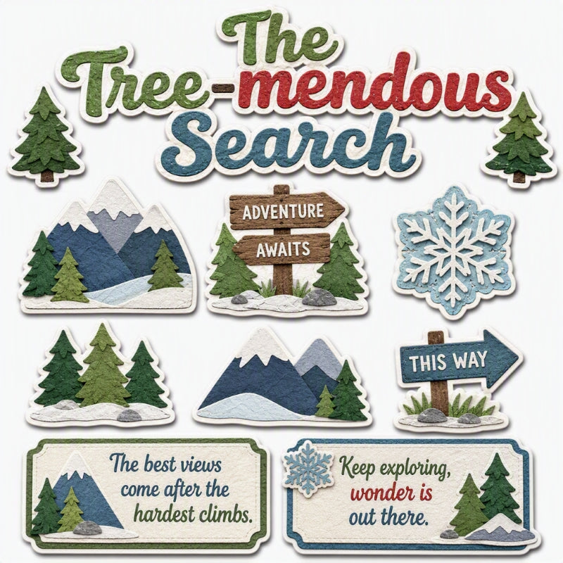 The Tree-mendous Search-Premade Cutout Set