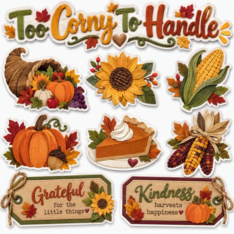 Too Corny To Handle-Premade Cutout Set