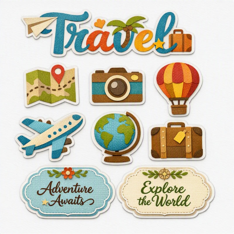 Travel-Premade Cutout Set