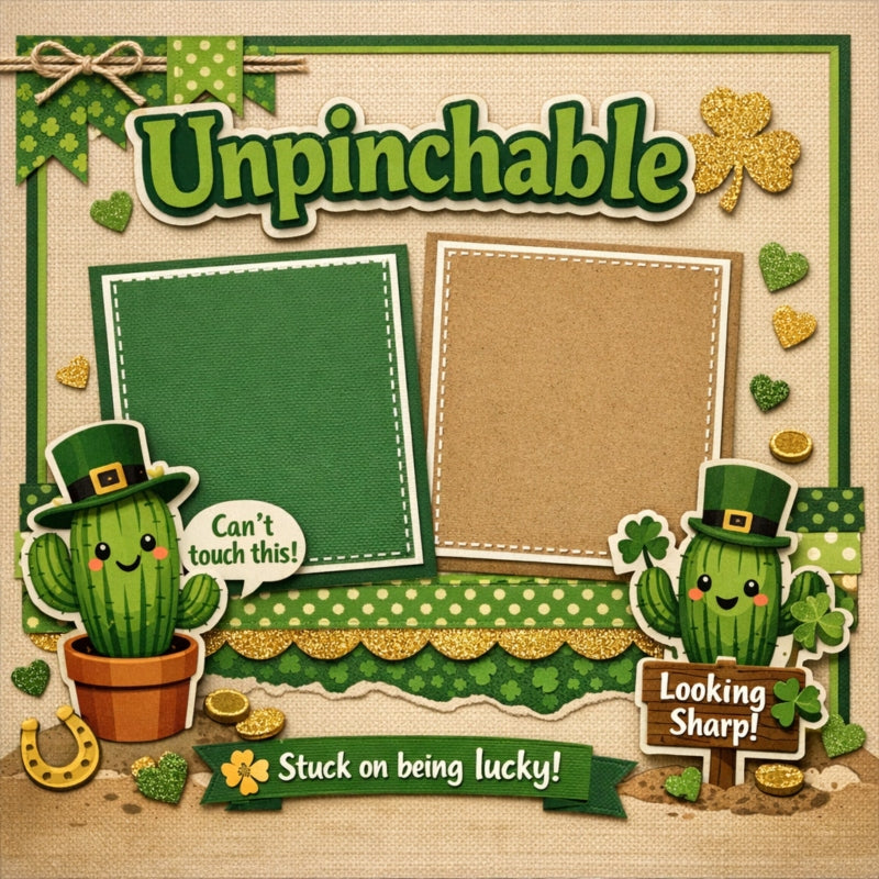 Unpinchable-Premade Scrapbook Page