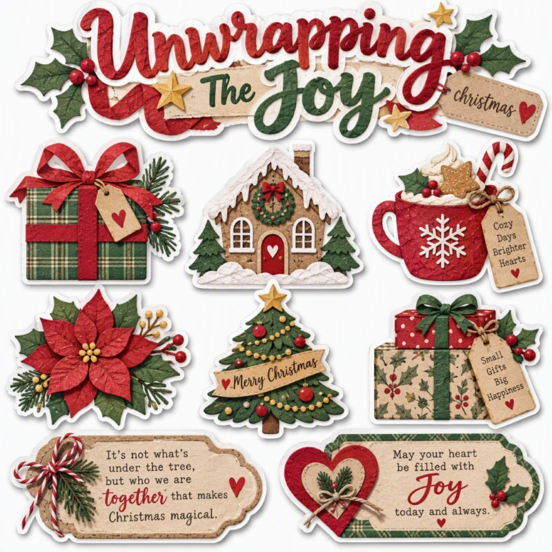 Unwrapping The Joy-Premade Cutouts Set Page