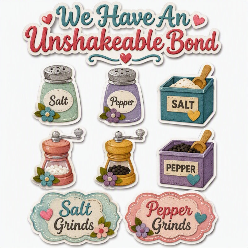 We Have An Unshakeable Bond-Premade Cutout Set