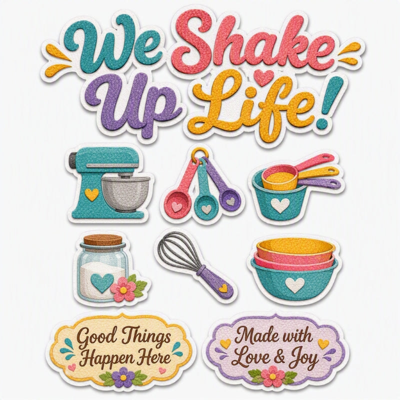 We Shake Up Life!-Premade Cutout Set