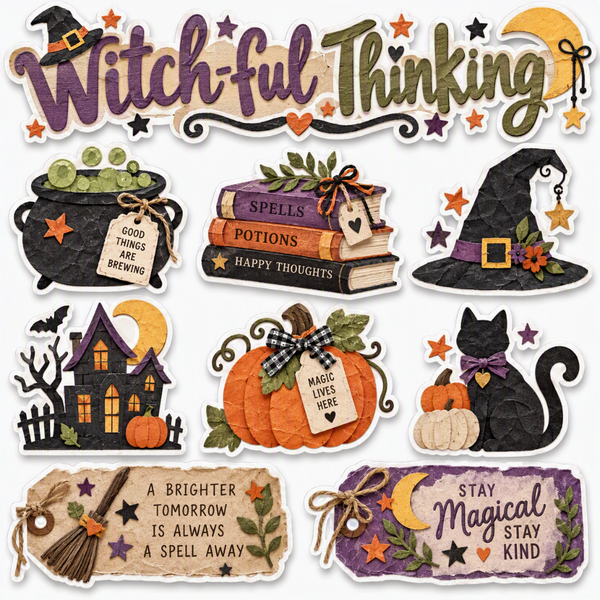 Witch-ful Thinking-Premade Cutout Set