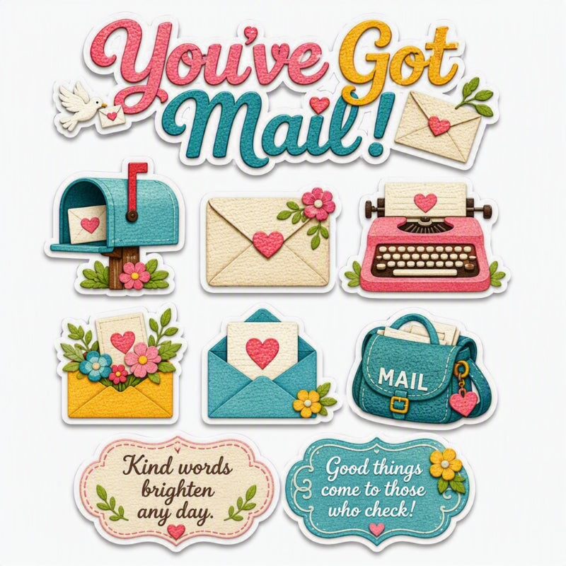 You've Got Mail!-Premade Cutout Set