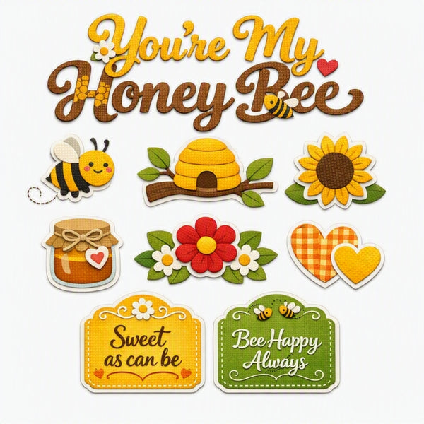 You're My Honey Bee-Premade Cutout Set